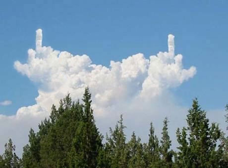 Funny Cloud Shapes, rude