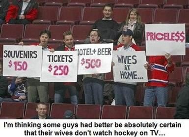 Funny Dumb Hockey Husbands