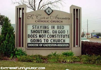 funny sign church sex