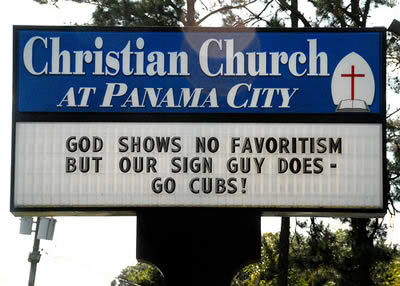 Funny Church Sign