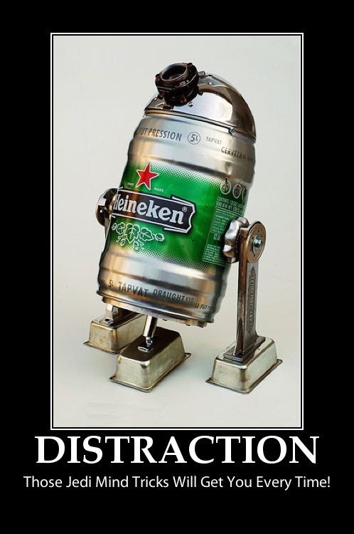 A Funny Sign Optimism Jedi Mind Tricks Beer Can R2D2